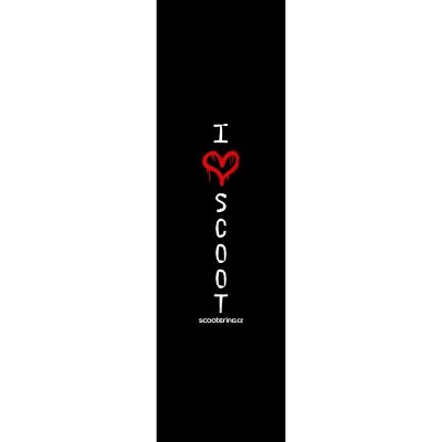 Griptape SCOOTERING 178 x 610 mm I LOVE SCOOT – Zboží Mobilmania