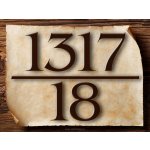 Cedulky sport hobby Cedulka domovní číslo/CD2033 Velikost: 15x11 – Sleviste.cz