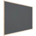 Allboards TKGREY96D korková tabule v dřevěném rámu 90 x 60 cm – Zboží Živě