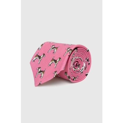 Polo Ralph Lauren lněná kravata růžová