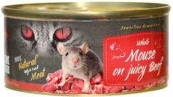 Topstein Pet Foods Farm Fresh Cat Whole Mouse on juicy Beef 100 g