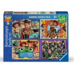 Ravensburger sada 4x100 dílků Toy Story 5 Příběh hraček 4v1 – Zboží Dáma