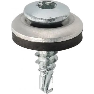KLIMAS Klempířský šroub 4,8 x 19 mm lakovaný RAL - Torx 20 s EPDM (plech-dřevo) – Sleviste.cz
