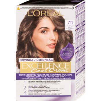L´Oréal Excellence Cool Creme 7.11 Ultra popelavá blond