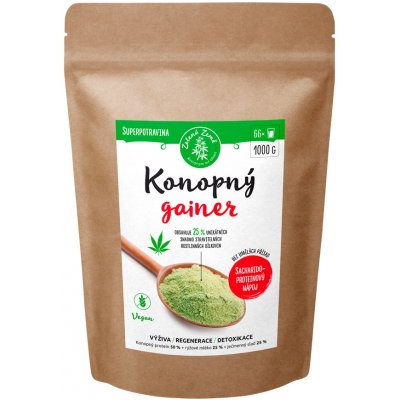 Zelená Země Konopný gainer 1000 g – Zboží Dáma