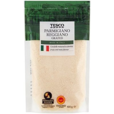 Tesco Parmigiano Reggiano Grated 100 g – Hledejceny.cz