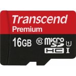 Transcend microSDHC 16 GB UHS-I TS16GUSDCU1 – Zbozi.Blesk.cz