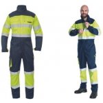 Cerva kombinéza STROKE FR HV žlutá/navy – Zboží Dáma