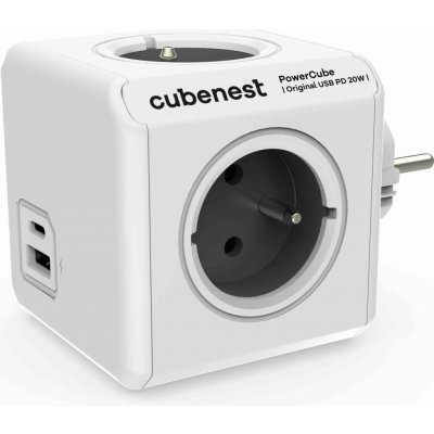 Cubenest PowerCube Original USB A+C PD 20 W šedá – Zboží Mobilmania