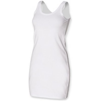 SF Skinnifit dámské letní tílkové šaty bílá