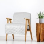 Eurofirany PŘEHOZ NA KŘESLO DIMON BÍLÝ 70 x 160 cm – Zboží Dáma