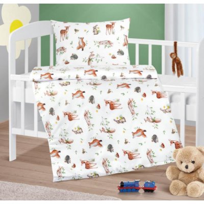 Bellatex povlečení Agáta Zvířátko v lese 90 x 135 cm 45 x 60 cm – Sleviste.cz