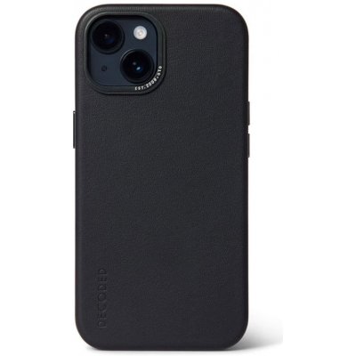 Pouzdro Decoded Leather Backcover MagSafe iPhone 14 - černé
