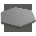 Akustický panel šestiúhelník šedý 50x50 cm tloušťka 3cm hexagon – Hledejceny.cz