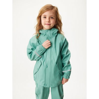 Dětská nepromokavá bunda bez zateplení zelená – Hledejceny.cz