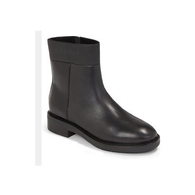 Calvin Klein polokozačky Rubber Sole Ankle Boot Lg Wl HW0HW01700 Ck Black