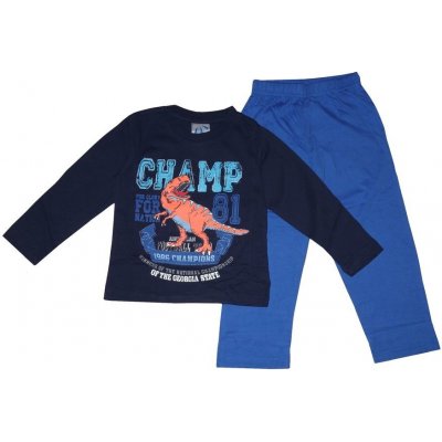 Chlapecké pyžamo Dinosaurus tm.modrá