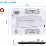 FIXED Multifunkční stanice pro PlayStation 5 (Slim) FIXPS5S-MCS-BW – Zboží Živě