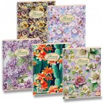 Pigna Kroužkový blok Nature Flowers A5, čtverečkovaný 60 listů – Zboží Živě