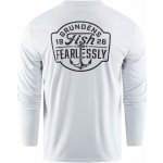 Grundéns UV tričko Fish Fearlessly LS Tech Tee Grey Mist – Hledejceny.cz