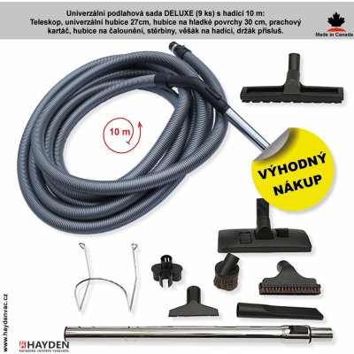 Příslušenství - 9 ks, určeno pro centrální vysávání. – Sleviste.cz