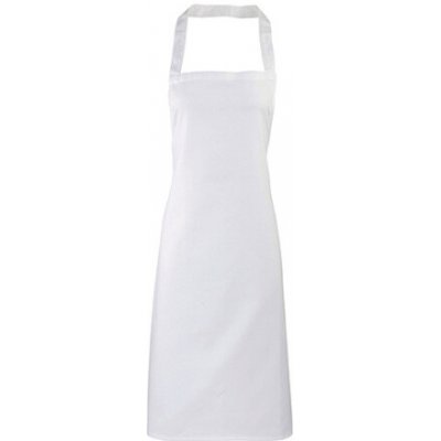 Premier Workwear Zástěra s laclem z biobavlny bez kapsy PR102 White 60x87cm – Hledejceny.cz
