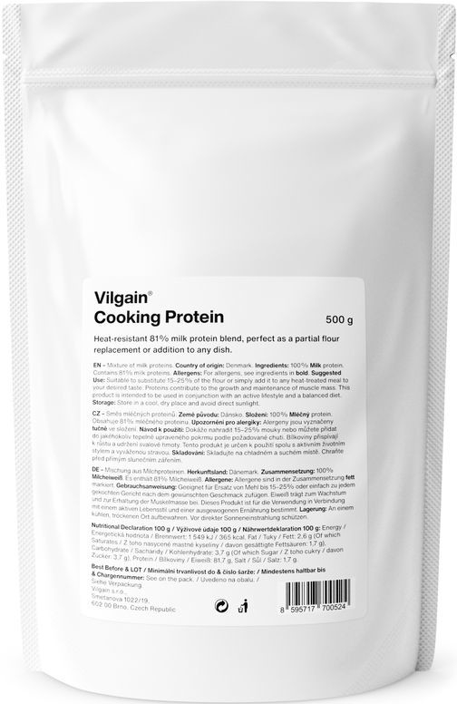 Vilgain 81% Protein na pečení 500 g