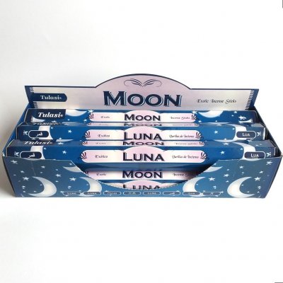 Tulasi indické vonné tyčinky Moon 20 ks – Zboží Mobilmania