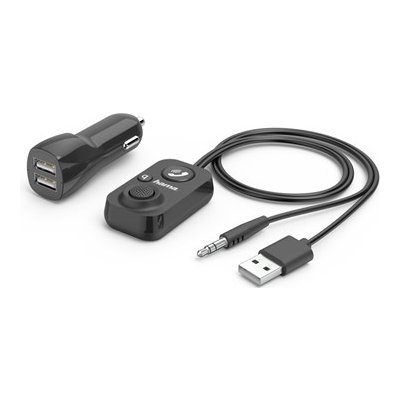 Hama Bluetooth handsfree sada do vozidla s aux-in, USB napájení – Zbozi.Blesk.cz