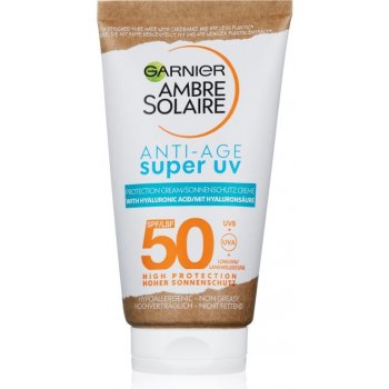 Garnier Ambre Solaire Super UV Anti-Age Protection Cream opalovací krém na obličej SPF50 50 ml