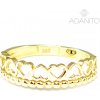 Prsteny Adanito BRR0851G Zlatý srdíčka