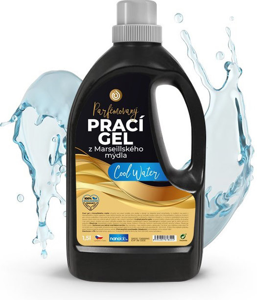 Nanolab Prací gel z Marseillského mýdla Cool water 1,5 l