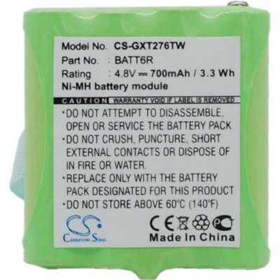 Cameron Sino CS-GXT276TW 4.8V Ni-MH 700mAh zelená - neoriginální – Zboží Živě