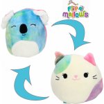 Squishmallows Jazwares Flip A Mallows 5" 2 v 1 duhová koala Káťa a kočka Ríša měkká oboustranná zvířátko 12 cm – Zbozi.Blesk.cz