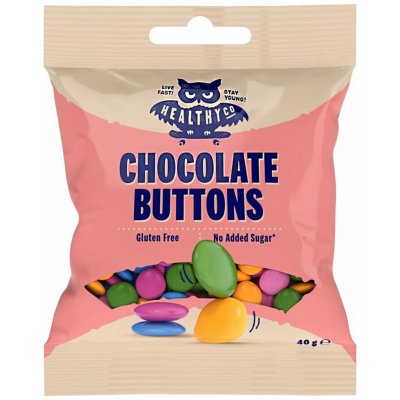 HealthyCo Chocolate buttons 40 g – Zboží Mobilmania