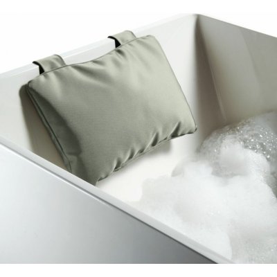 Polštář do vany Loft se dvěma přísavkami 21 x 32 cm šedý – Zboží Dáma