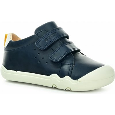 Geox Steppieup Wax.Lea Navy/white – Zboží Mobilmania