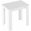 Jídelní stůl Kondela Tarinio 86 x 60 cm bílý
