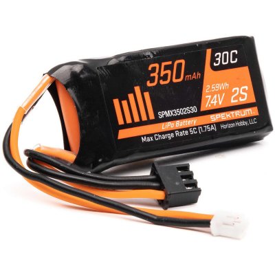 Spektrum LiPo 2S 7,4V 350mAh 30C JST PH2.0 Plug