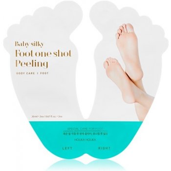 Holika Holika Baby Silky Foot exfoliační maska na popraskaná chodidla + ponožky One Shot Peeling 2 x 20 ml