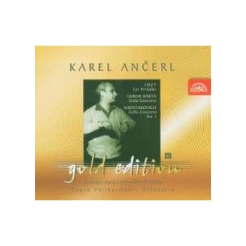 Česká filharmonie/Ančerl Karel - Ančerl Gold Edition 42 Liszt - Preludia / Bárta - Koncert pro violu / Šostakovič - Koncert pro violoncello CD