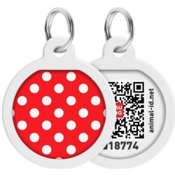 WA Smart ID známka 25 mm Polka Dots