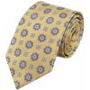 Kravata Hedvábný svět hedvábná kravata žlutá