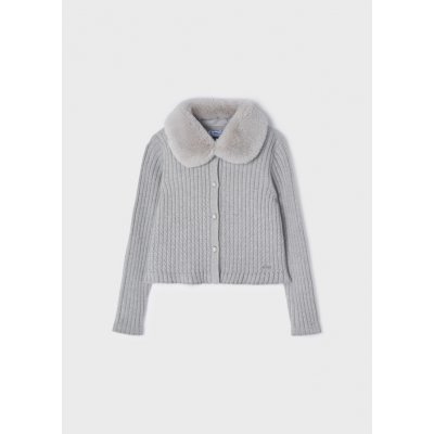 Mayoral svetr s odepínacím límečkem šedý – Zboží Dáma