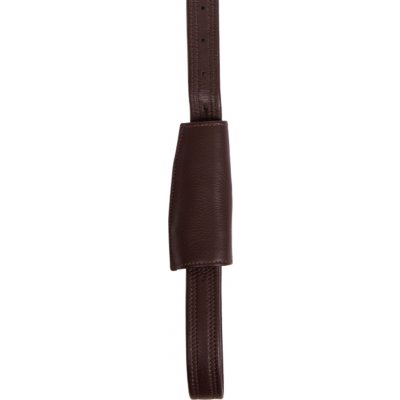 QHP Kožené třmenové řemeny Mono brown Velikost: 60 cm – Zbozi.Blesk.cz