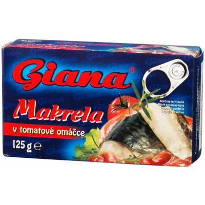 Giana Makrela v rajčatové omáčce 125 g – Zboží Dáma