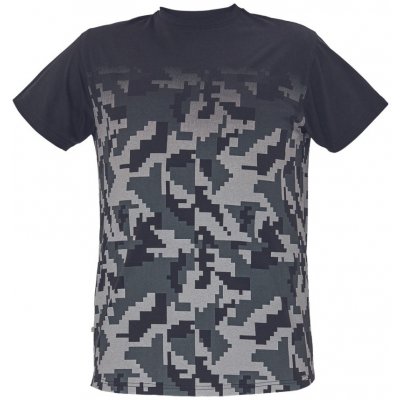 Tričko pánské s krátkým rukávem NEURUM Camouflage Antracitová – Zboží Mobilmania