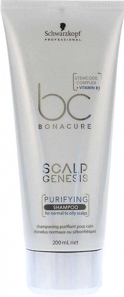 Schwarzkopf BC Bonacure Scalp Genesis Purifying Shampoo čistící šampon pro mastnou pokožku 200 ml