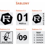 RAZO Štoček do razítka 20 x 20 mm (S-520; S-520T) – Zboží Živě