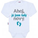 NEW BABY Body s potiskem AHOJ JÁ JSEM TADY NOVÝ – Sleviste.cz